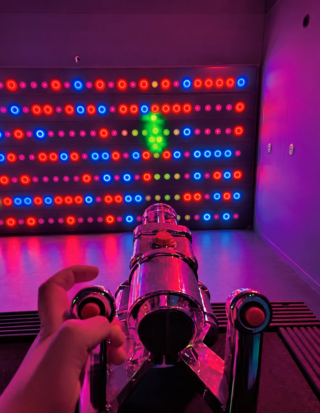 Laser Shooting / first-person view — restored catalogue photograph