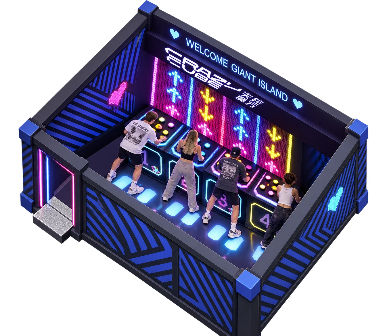 Crazy Control complete room concept