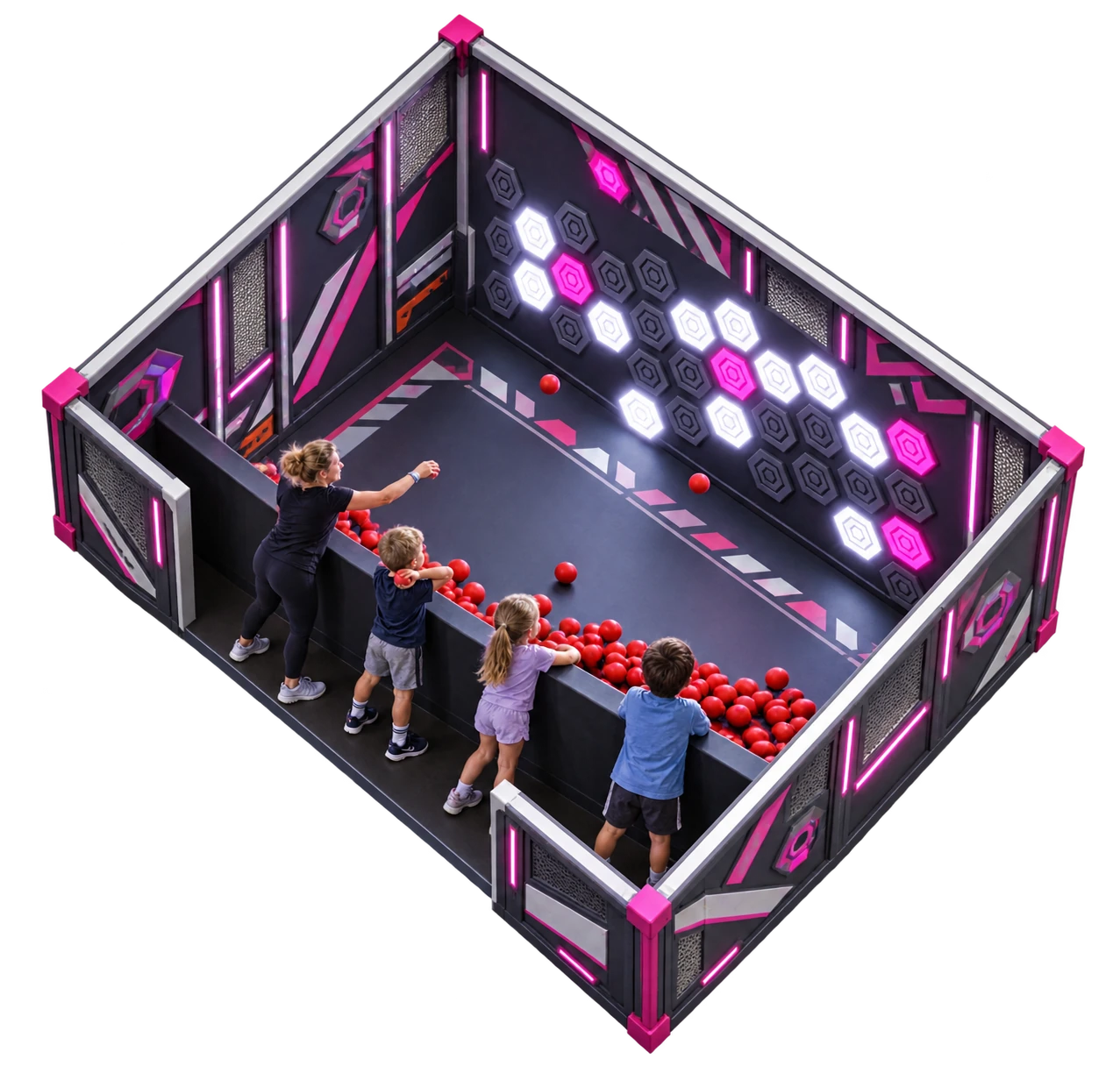 Crazy Shots complete room concept