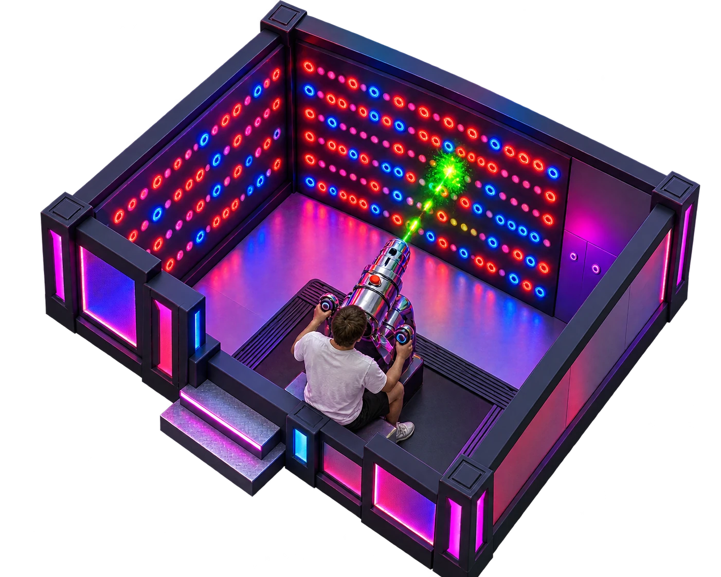 Laser Shooting complete room concept