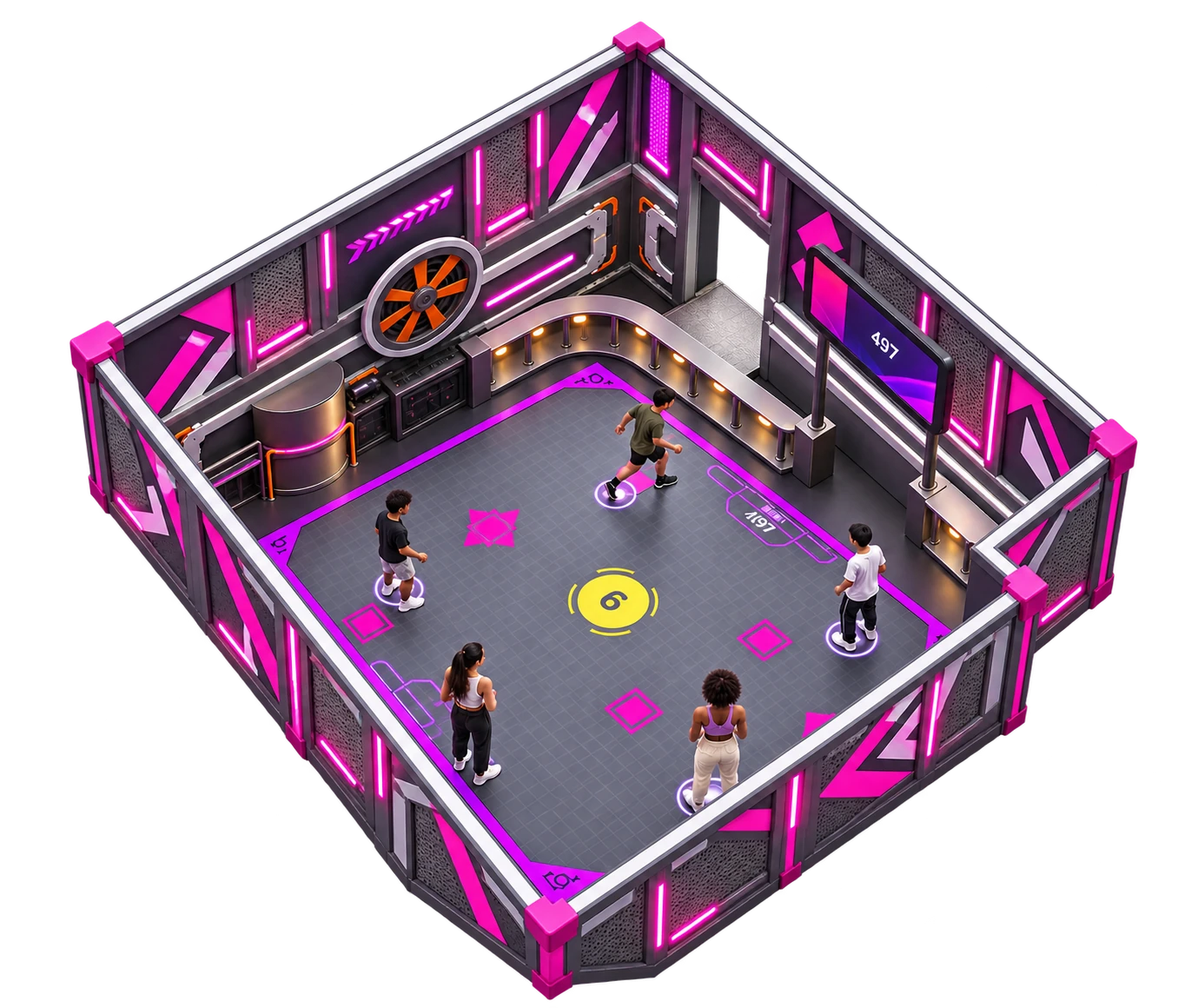 Speed Runner complete room concept